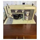 Sears Kenmore All Metal Sewing Machine in Cabinet Model 158.16011