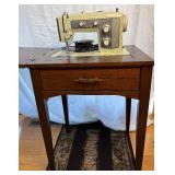 Sears Kenmore All Metal Sewing Machine in Cabinet Model 158.16011