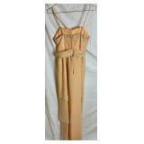 Vintage Rose Taft for Couture Fashions Formal Gown Size 8 with Matching Cover Up