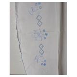 Vintage Embroidered Linen Bundle - Blue Collection
