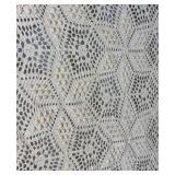 Vintage Cream Handcrocheted Queen Bedspread 84" x 100"