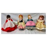 Madame Alexander Dolls - "Bo Peep" , "Jo", "Mary, Mary" and "Fill My Stocking"