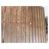 Outdoor Patio 40" Dining Table and 4 Swivel Dining Chairs with Cushions & Pillows