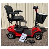 4 Wheel Red Mobility Scooter - Model W3431
