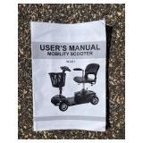 4 Wheel Red Mobility Scooter - Model W3431