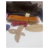 Vintage Millinery Trims-Blues and Pink