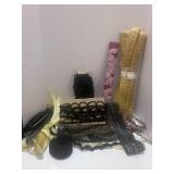 Vintage Millinery Trims-Black Yellow