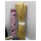 Vintage Millinery Trims-Black Yellow