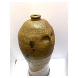 Beautiful Salt Glazed Vase 13"
