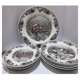 6 Dinner Plates, 6 Salad Plates and 1 Platter Queen