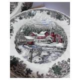 6 Dinner Plates, 6 Salad Plates and 1 Platter Queen