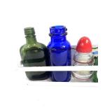 Metal Spice Rack with 8 Colored Bottles