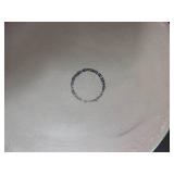 English Stoneware Covered Casserole Blue