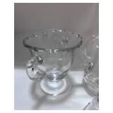 Fostoria Crystal Century Pattern: Salt and Pepper, Cream and Sugar and Cruet