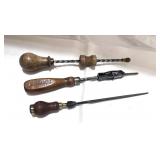 Three Vintage Tools; Dearborn Screw Starter, Cobbler