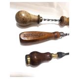 Three Vintage Tools; Dearborn Screw Starter, Cobbler
