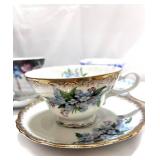 Set of 4 Vintage Cup and Saucers