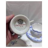 Set of 4 Vintage Cup and Saucers