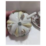 Set of 3 Vintage Cup and Saucers Lefton and Napco