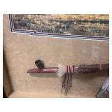 Limited Edition Jim Hautman Lakota Village Shadowbox Native American Display Authentic Pipe LOW RESERVE $150