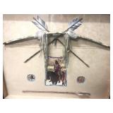 Native American Framed Shadowbox Display with Authentic Bow and Quiver LOW RESERVE $200