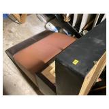 Coral Spanish Booths 29L X 42.5 Slight cosmetic damage on base of booth