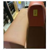 Coral and Orange Standard Booth 60 L x 42 H