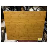 30 x 24 bamboo table and cast iron legs