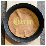 Jose Cuervo cork lined serving tray