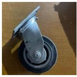5" swivel caster locking