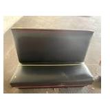 Red and Black Large Booth 53 L x 40.5 H