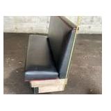 Red and Black Large Booth 53 L x 40.5 H