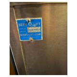 Servolift spring-loaded plate dispenser for 6" plates