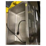 Adcraft Food Warmer FW-12000WF 120V-60Hz Admiral Craft Equipment Lid + 2 trays