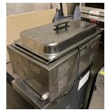 Adcraft Food Warmer FW-12000WF 120V-60Hz Admiral Craft Equipment Lid + 2 trays