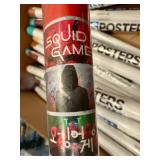Lot of Squid Game Posters in Original Wrapping