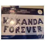 Wakanda Forever Birthday Decor