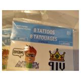 "Gamer" Tattoo Party Favors