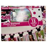 Large Lot of Disney Junior " Minnie Mouse" Party Backdrop and Photo Banners