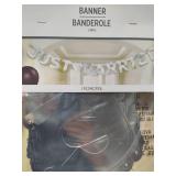 "Just Married" Decor Lot