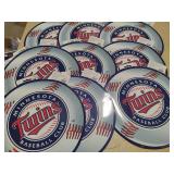 Twins Hanging Cut-Out Baseballs