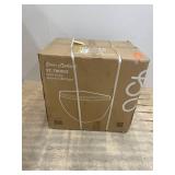 Swiss Madison St. Tropez Wall Hung Round Toilet Bowl Only 0.8/1.28 GPF Dual Flush in White