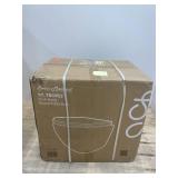 Swiss Madison St. Tropez Wall Hung Round Toilet Bowl Only 0.8/1.28 GPF Dual Flush in White