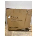 220 lbs. 3D Surface Stylish and Modern HDPE Patio Umbrella Base with Wheels in Black