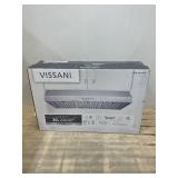Vissani Sarela 30 in. W x 7 in. H 500CFM Convertible Under Cabinet Range Hood in Stainless Steel with LED Lights and Filter