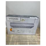 Vissani Sarela 30 in. W x 7 in. H 500CFM Convertible Under Cabinet Range Hood in Stainless Steel with LED Lights and Filter