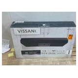 Vissani Arno 30 in. 240 CFM Convertible Under Cabinet Range Hood in Black with Lighting and Charcoal Filter