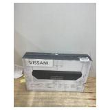 Vissani Arno 30 in. 240 CFM Convertible Under Cabinet Range Hood in Black with Lighting and Charcoal Filter