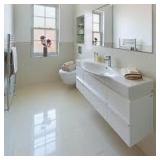 26 Boxes of MSI Yulong White 24 in. x 24 in. Polished Porcelain Stone Look Floor and Wall Tile (16 sq. ft./Case) Customer Returns See Pictures