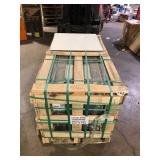 26 Boxes of MSI Yulong White 24 in. x 24 in. Polished Porcelain Stone Look Floor and Wall Tile (16 sq. ft./Case) Customer Returns See Pictures